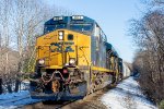 CSX 881 leads Q425 upgrade just west of Huntington 